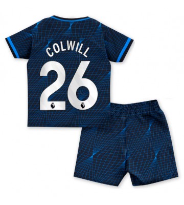Chelsea Levi Colwill #26 Bortaställ Barn 2023-24 Kortärmad (+ Korta byxor)